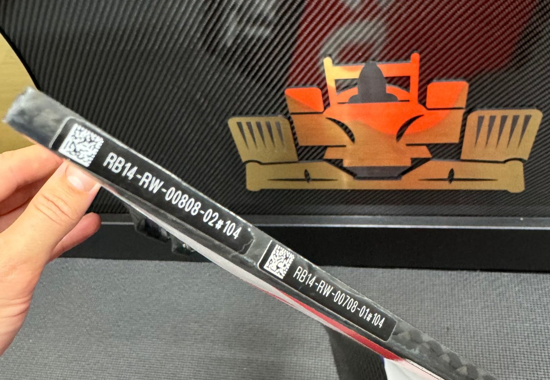 Eindplaat achtervleugel - Red Bull - RB14 2018